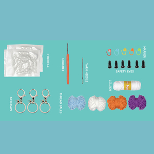 Nouveaux kits de crochet faits main en forme d'animaux amigurumi pour débutants, kits de fabrication de porte-clés DIY - Product Image 3