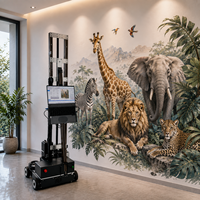 Máquina Impresora UV para Paredes, Impresora Vertical para Murales, Decoración de Paredes Interiores y Exteriores