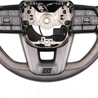 Volante de Madera Marrón Personalizado para Toyota Land Cruiser LC200 FJ200 Prado J90 J120 Highlander Tundra
