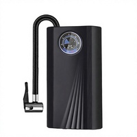 Pompe à air portable pour voiture avec manomètre, compresseur d'air, batterie au lithium intégrée, adaptée aux pneus de voiture et aux ballons de football