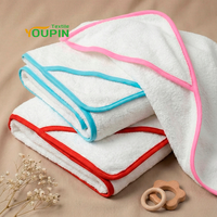 Vente en gros d'usine, couvertures pour bébés et tout-petits, douces et moelleuses, 100% polyester, flanelle pelucheuse, couvertures à capuche en sublimation