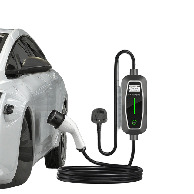 New Portable On-board Level 2 AC 16A 3.5KW J1772 Fast EV Charger IP55 Protection 9-Security /Wi-Fi/ APP CE/TUV Certified 220V