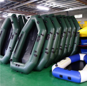 Mini Aluminum <strong>Boat</strong> <strong>Pontoon</strong> <strong>Float</strong> <strong>Tube</strong> Inflatable PVC Fishing <strong>Boat</strong> for 1 Person - Product Image 3