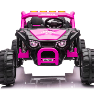 WDHZB9521 Autobus Elettrico per Bambini a 4 Ruote, Giocattolo Ricaricabile a Batteria per Bambini e Neonati, Rosso - Product Image 1