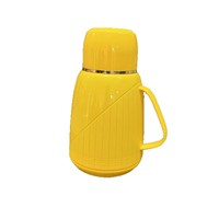 Mini Carafe Thermique Minimaliste pour Usage Domestique, Thermos en Verre 1000ML, Bouilloire de Style Occidental, Design Vintage et Élégant