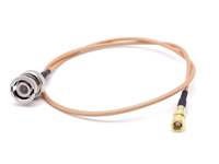 Câble de raccordement RF RG316 RG178, assemblage de câbles avec connecteur BNC vers connecteur SMC, isolé en PTFE pour équipement électrique extérieur