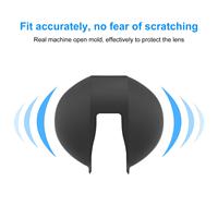 Capuchon d'objectif en silicone Pro PULUZ pour Insta360 X5, étui de plongée invisible, protection d'objectif anti-rayures, anti-poussière, protection