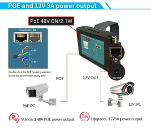 1080P 5-in-1 TVI AHD CVI Analog <span class=keywords><strong>IP</strong></span> CCTV <span class=keywords><strong>Camera</strong></span> Tester xây dựng trong pin An Ninh Tester monitor video kiểm tra âm thanh PTZ 4k - Product Image 6
