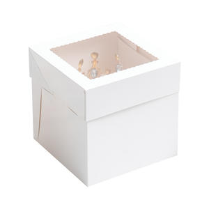 Cajas Transparentes para Pasteles con Tapas para Pasteles <span class=keywords><strong>de</strong></span> Cumpleaños, Cajas <span class=keywords><strong>de</strong></span> Embalaje para Repostería, Cajas Elevadas - Product Image 1