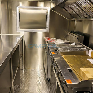 Rimorchio per Food Truck Completamente Attrezzato CAMPTRL USA Standard, Cucina Mobile per BBQ e Fast Food, Certificato CE DOT - Product Image 4