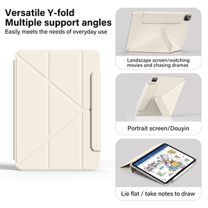Funda Magnética Resistente Kenke para <span class=keywords><strong>iPad</strong></span>, Color Personalizado, Funda Plegable en Y para <span class=keywords><strong>iPad</strong></span> <span class=keywords><strong>Pro</strong></span> de 13 Pulgadas M4 2024, Air 13 (M2), <span class=keywords><strong>Pro</strong></span> de <span class=keywords><strong>12.9</strong></span> Pulgadas - Product Image 3