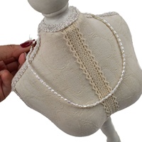 3-4mm Very Few Flaws Keshi Small Pearls Rice Beads Natural Freshwater Pearls Baroque DIY Necklace Semi-Finished Product China