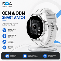 Reloj Inteligente Deportivo Redondo Personalizado al por Mayor de Fábrica con Llamadas Bluetooth, Resistencia al Agua IP67 para Uso Diario y Seguimiento de Salud para Venta Minorista