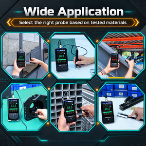 Testeur numérique d'épaisseur de peinture LS227 avec 8 sondes pour l'inspection des métaux automobiles et industriels - Product Image 2