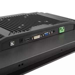 แผงกระจกนิรภัย PC 15.6นิ้ว Win <span class=keywords><strong>10</strong></span>ทนทาน,แผงควบคุมพีซีแบบไม่มีพัดลมกันน้ำปรับแต่งได้หลายสัมผัส3มม. - Product Image 5