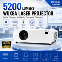 Proyector Profesional para Negocios, 5200 Lúmenes, WUXGA, Láser, con Doble HDMI, LAN, RS232, para Salas de Reuniones
