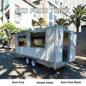 Tricycle mobile de vente de nourriture HUILING en acier inoxydable et aluminium, alimenté par batterie, résistant à la rouille, à 4 roues, avec auvent, <span class=keywords><strong>multi</strong></span>-<span class=keywords><strong>cuisson</strong></span> - Product Image 2