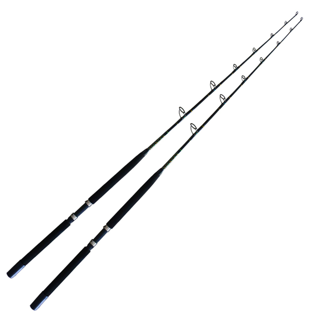 OEM Heavy Glass Medium Action 1.8m Saltwater Fishing Rod with Stainless Steel Guides for Trout Marlin Snapper-Ocean Boat Use
