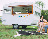 Remolque de Comida Móvil Totalmente Equipado para Venta Ambulante de Comida Rápida, Hot Dogs, Pizzas y Jugos - Camión de Comida