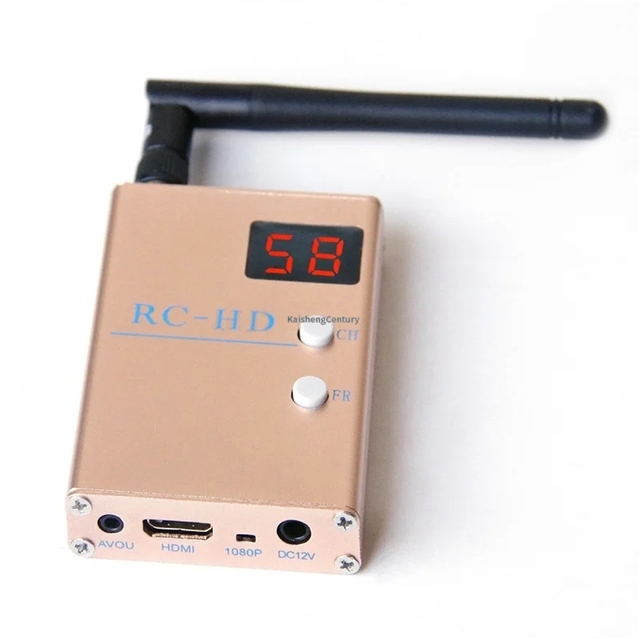 RC832HD RC-HD FPV 5.8G 5.8GHz 48CH 48 Channels Receiver With a V and Power Cables for Quadcopter F450 S500 S550 RC832