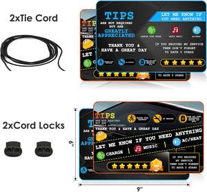 Punta de Venta caliente y señal de prohibido fumar para uso de taxis y conductores Calificación de conductor de <span class=keywords><strong>taxi</strong></span> Señal de Punta compartida para viajes apreciados - Product Image 5