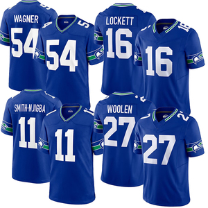 2023-24 DK Metcalf geno Smith jaxon Smith-njigba <span class=keywords><strong>Tyler</strong></span> lockett tariq len Bobby Wagner sẽ dissly bóng đá Jersey - Product Image 1