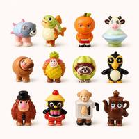 Groothandel Cartoon Dieren Fruit Squishy Slow Rebound PU Schuim Stress Verlichtend Fidget Toy voor Kinderen Volwassenen Novelty Gift OEM Bulk