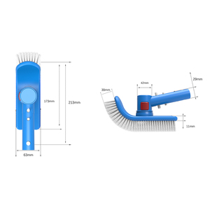 Brosses de nettoyage manuelles bleues rotatives, légères et résistantes à la corrosion pour <span class=keywords><strong>piscine</strong></span> et spa, <span class=keywords><strong>brosse</strong></span> <span class=keywords><strong>d</strong></span>'<span class=keywords><strong>angle</strong></span> pour <span class=keywords><strong>piscine</strong></span> - Product Image 6