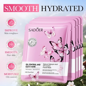 <span class=keywords><strong>Mascarilla</strong></span> Facial <span class=keywords><strong>de</strong></span> Ácido Salicílico <span class=keywords><strong>de</strong></span> Flor <span class=keywords><strong>de</strong></span> Cerezo SADOER al por Mayor OEM, <span class=keywords><strong>Mascarilla</strong></span> Hidratante <span class=keywords><strong>de</strong></span> Manzanilla - Product Image 3