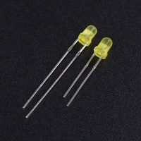 HLX Highlight Quality 3mm Through Hole DIP LED Merah Hijau Biru Kuning Oranye Warna-warni Terang Dapat Disesuaikan