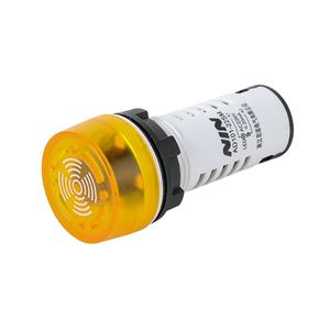 ไฟกระพริบ LED 22มม. สีเหลืองเตือน ac/dc สำหรับแผงควบคุมไฟฟ้า - Product Image 2