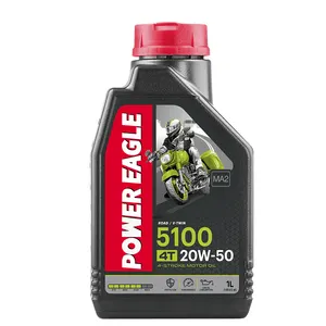 Aceite de motor Powereagle 20W50 5100, motor de motocicleta, motor de motocicleta, aceite de motocicleta totalmente sintético 1L