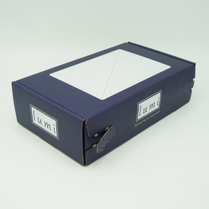 Caja de embalaje con cremallera de cartón corrugado púrpura, tarros de velas vacías, 2mm, laminación mate, Crema para Ojos fácil personalizada, limpiador Facial - Product Image 3