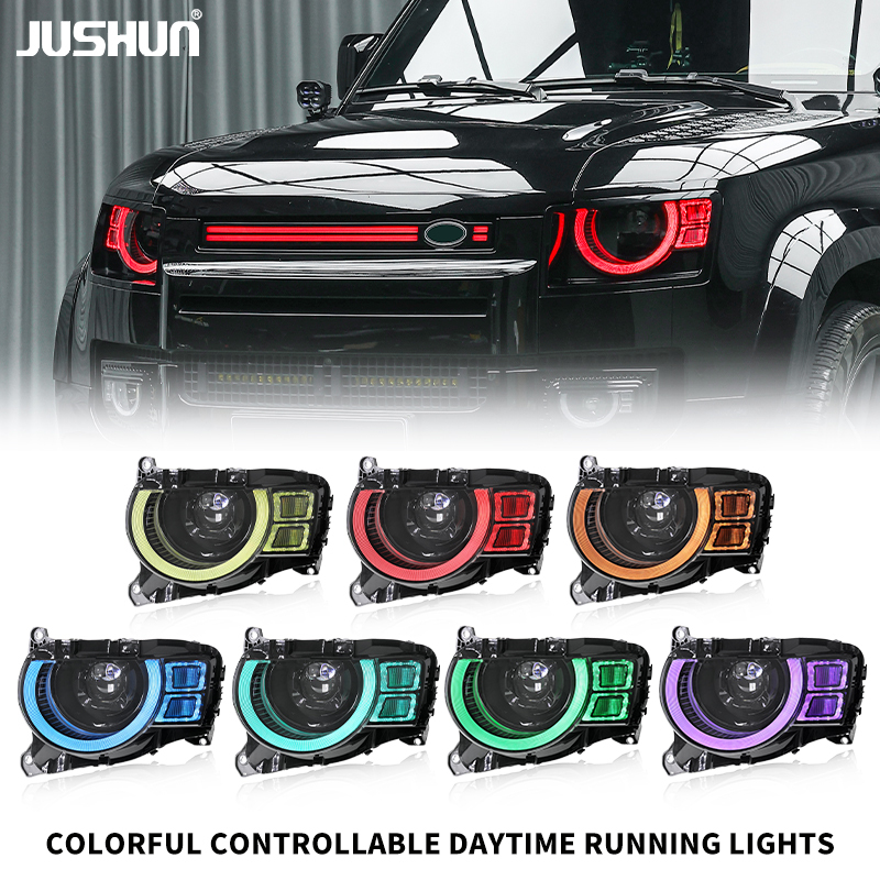 安全運転のための最高効率のランドローバー・ディフェンダーのLED