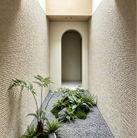 Panneaux en pierre flexible résistants au sel MCM pour revêtement mural extérieur de villa côtière, prix direct usine en gros