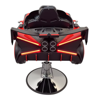 Fauteuil de coiffure moderne multifonctionnel haut de gamme avec pompe hydraulique réglable, chaise de barbier pour enfant