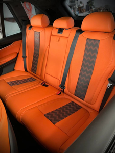 <span class=keywords><strong>Coprisedili</strong></span> in Pelle Neri e Rossi con Sfondo Rosso per Sedili Anteriori e Posteriori BMW <span class=keywords><strong>Audi</strong></span> - Product Image 1