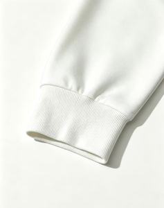 Felpa da Uomo con Mezza Zip, <span class=keywords><strong>Collo</strong></span> Alto, Logo Ricamato sul Petto, Casual, 100% Cotone, Tessuto French Terry, Primaverile, ODM - Product Image 3