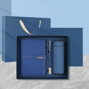 ทัมเบลอร์สแตนเลสสมุดโน้ตทำจากหนัง PU ชุดของขวัญ A5สมุดโน้ตงาน - Product Image 2