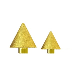 Outil de chanfreinage diamanté Baolian, tête de meulage parabolique pour meuleuse d'angle, tige droite, pour carrelage céramique, marbre, pierre de quartz - Product Image 1