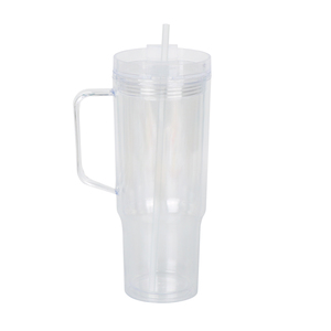 Personnalisé 40oz boule à neige double paroi en plastique acrylique <span class=keywords><strong>café</strong></span> tasses de voyage tasses avec couvercles colorés paille et bouchon en silicone - Product Image 4