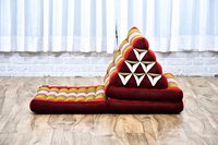 Coussin personnalisé avec coussin triangulaire, oreiller TV confortable, matelas pliable de thaïlande, oreiller thaïlandais