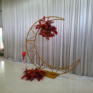 Nuevo soporte LED en forma de arco de Metal de FURUN LEDA para decoración de fondo de escenario de boda - Product Image 6