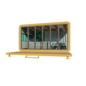 Jalan Komersial Pasar Malam Jalan Selebriti Internet Rumah Kapsul Mobile Desain Modern Aluminium Penerbangan Fluorokarbon - Product Image 5