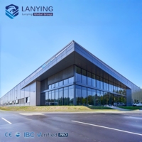 Bâtiment industriel préfabriqué facile à installer avec un temps de construction court pour entrepôt et atelier à structure métallique