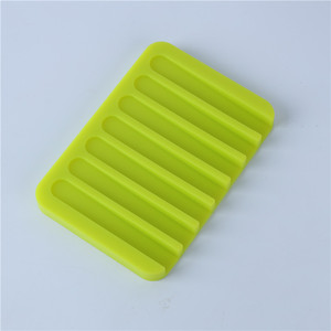 De jabón de plástico titular baño lavabo seguro plato de jabón con desagüe - Product Image 2