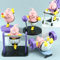 Cadeau de collection Dragon Z Ball Fat Buu Figure 10cm Majin Buu avec 2 têtes Boo Pvc Gk décor Statue modèle Anime Figurine jouet