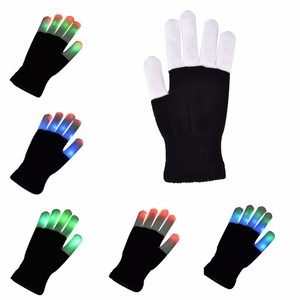 Party Supplies Rave Flashing <strong>Finger</strong> Kids Children Toys Lighting Mittens Magic Black Luminous <strong>Light</strong> up LED Gloves - Product Image 4
