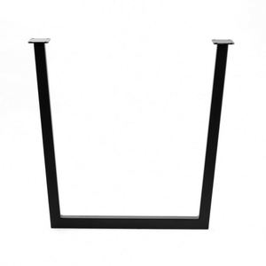 Wekis Modern U-Shaped <b>Cast</b> Iron <b>Powder</b> Coated Furniture Leg for Living Room Home Office Dining Kitchen Hotel School Coffee Table - Product Image 3