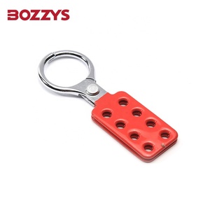 Loto Stalen Groep Lockout Hasps 1 Inch (25Mm) Kaakdiameter Nylon Materiaal Vinyl-Gecoate Handgreep Industriële Deur Revisie Apparatuur - Product Image 4